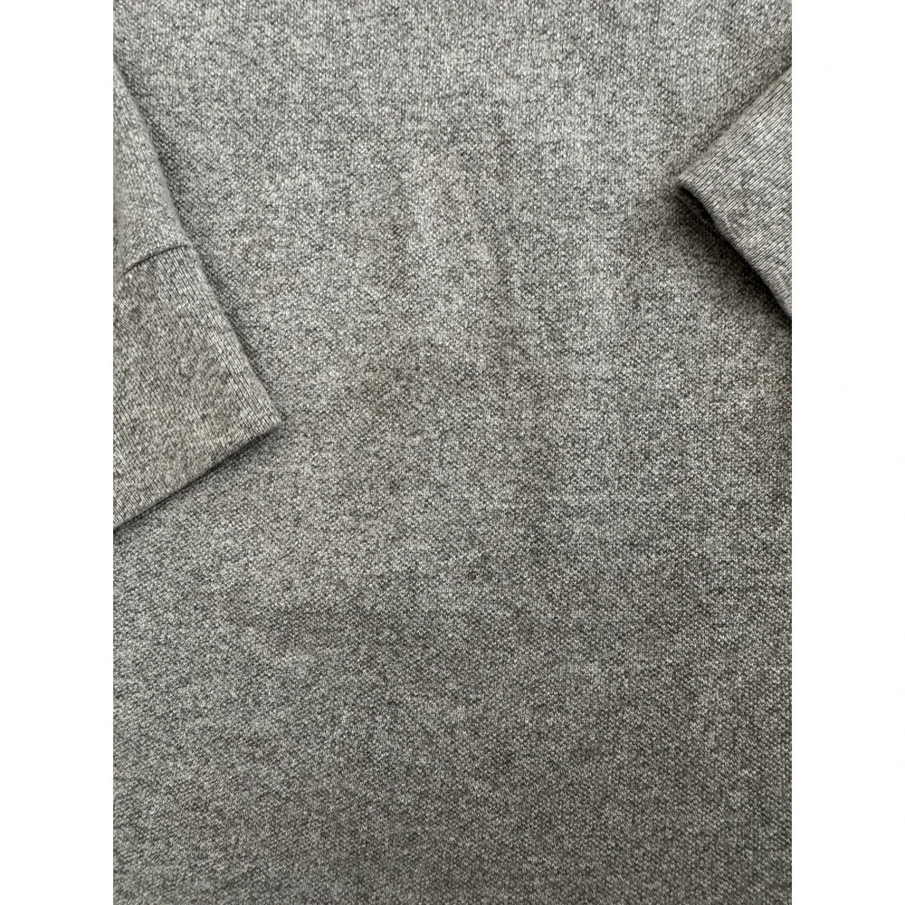Polo Ralph Lauren Men's L Gray Heather Long Sleeve Polo Shirt Pony Logo cotton